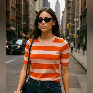 Banana Republic Silk & Cashmere Knit Blouse